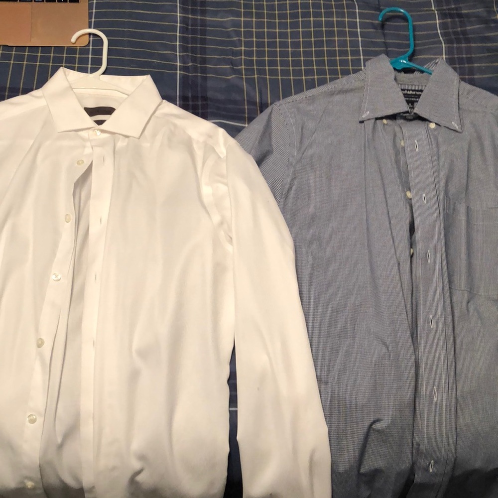 Two button down dress shirts